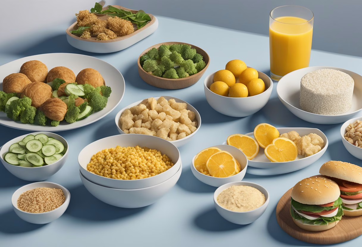 An Olympic swimmer's daily diet: high-calorie, nutrient-dense foods. Lots of lean protein, complex carbs, and healthy fats. No specific calorie count given